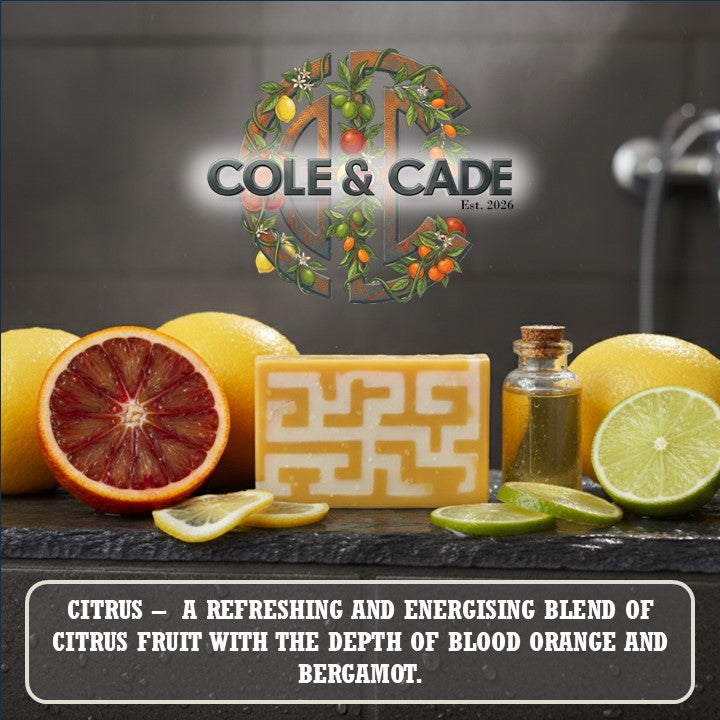 Zesty Citrus - Maze Pattern Soap