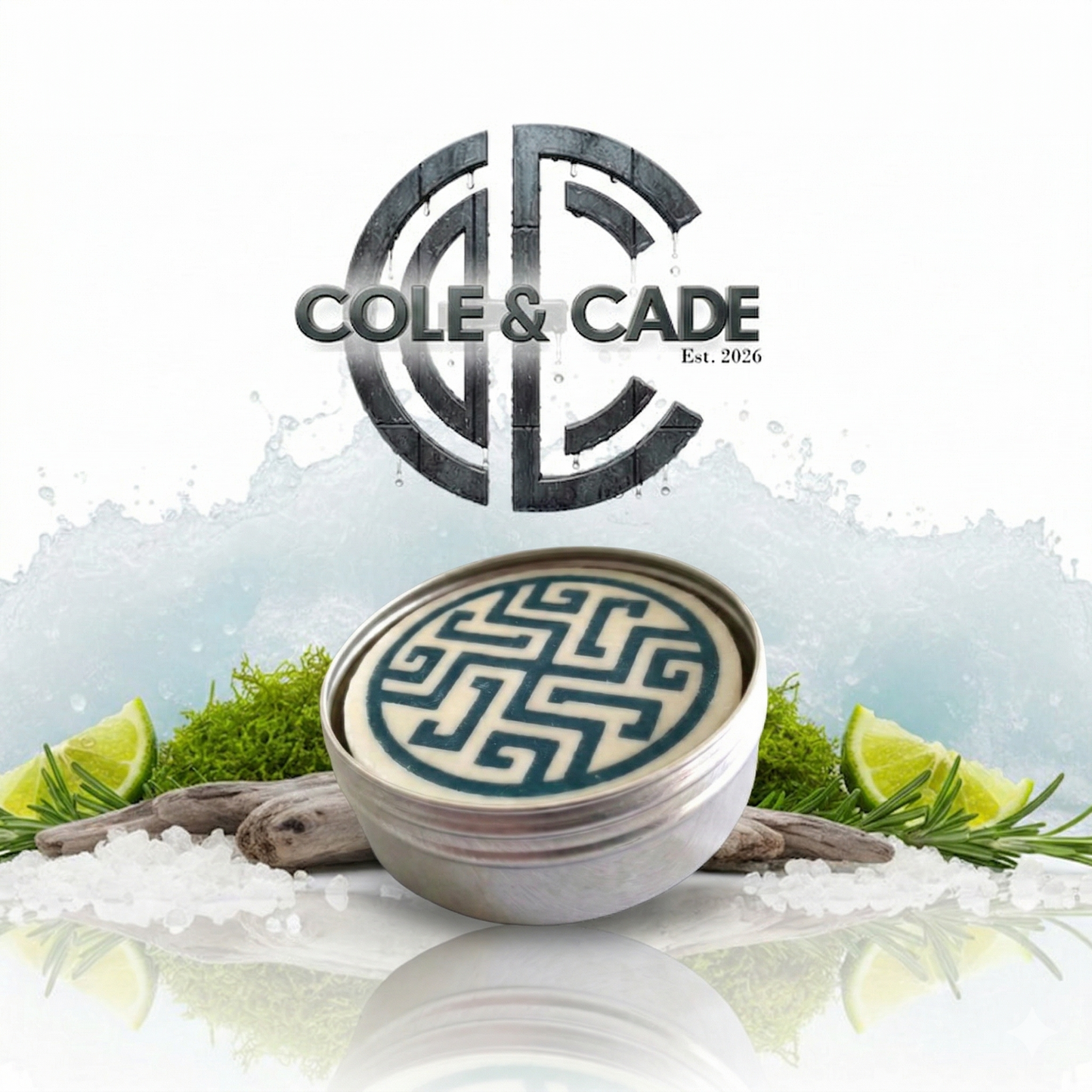 Steel Rain - Maze Patterned Shaving Soap - COMING SOON