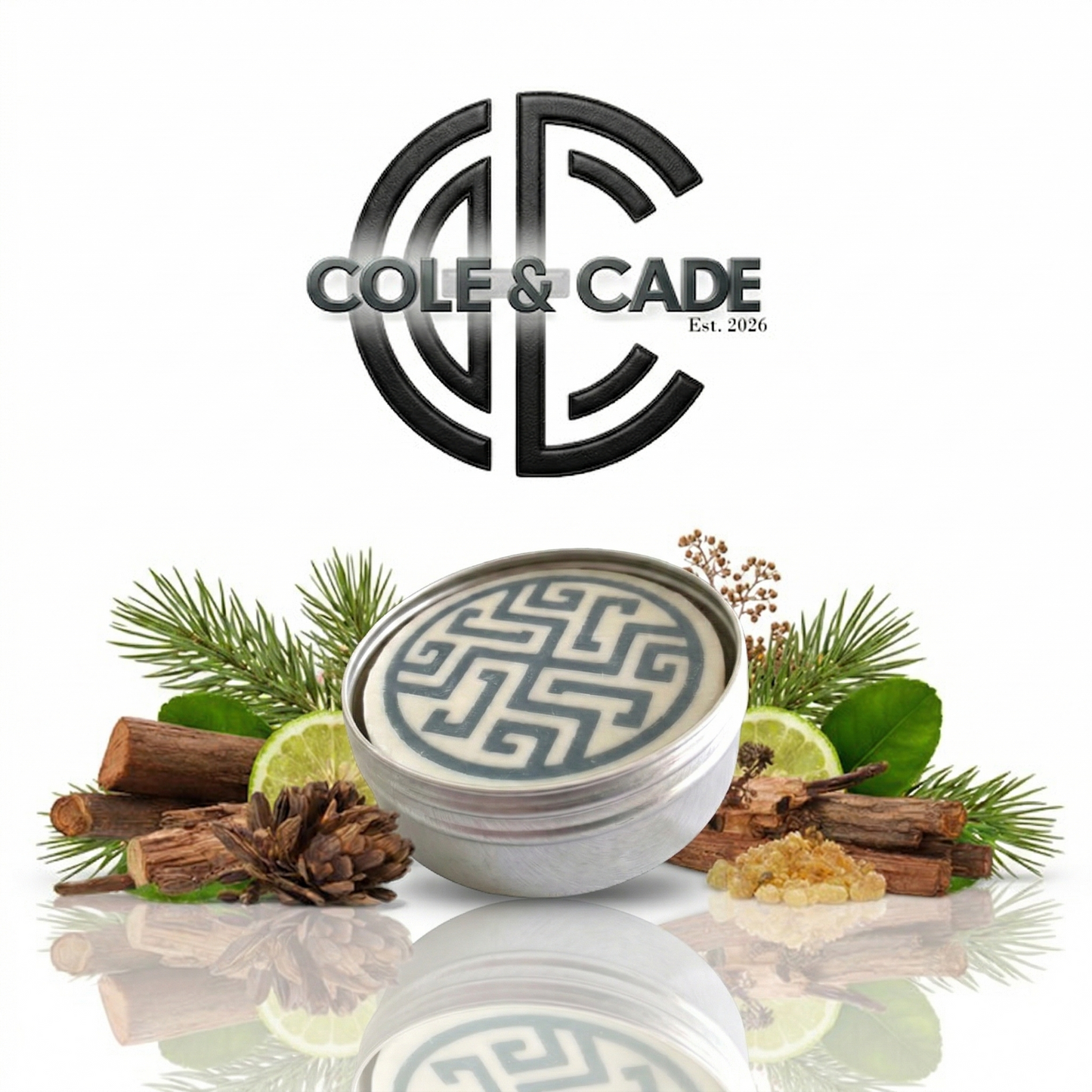 The Gentleman - Maze Patterned Shaving Soap - COMING SOON