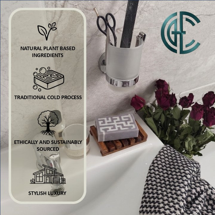 Lamontaine (Lavendar) - Maze Pattern Soap (Pastel)