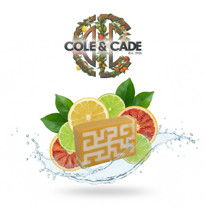 Zesty Citrus - Maze Pattern Soap