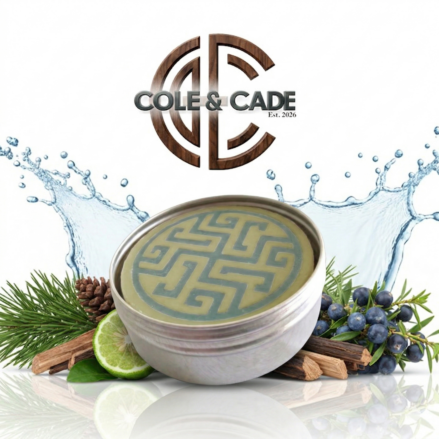 The Forester - Maze Patterned  Shaving Soap - COMING SOON