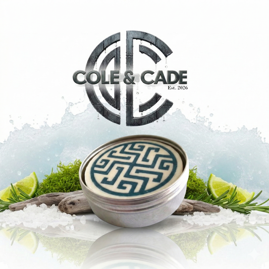 Steel Rain - Maze Patterned  Shaving Soap - COMING SOON