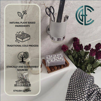 Lamontaine (Lavendar) - Maze Pattern Soap (Pastel)