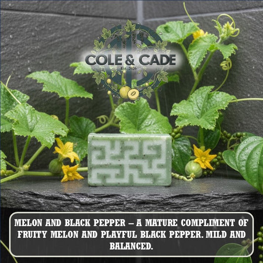 Melon and Pepper - Maze Pattern Soap
