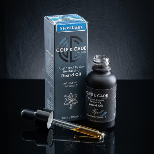 Steel Rain Beard Oil - Argan and Jojoba - COMING SOON!